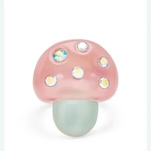 Betsey Johnson Adorable Hop To It Cocktail Stretch Ring in Ladies Size 7